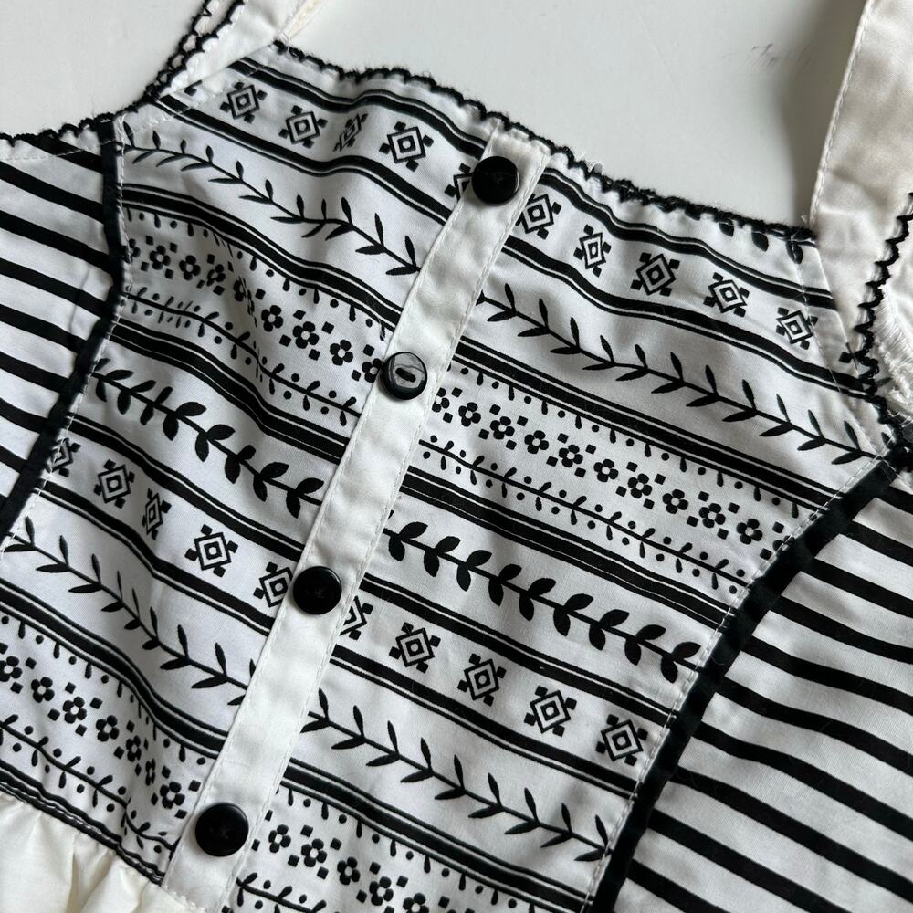 Sugar and Honey Black and White Floral Dress - 6X - Picture 7 of 10
